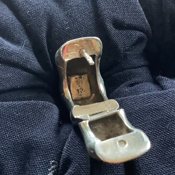 John Hardy Bamboo Sterling Silver Huggie Earrings. Perfect  Vintage Condition! - Picture 5 of 10